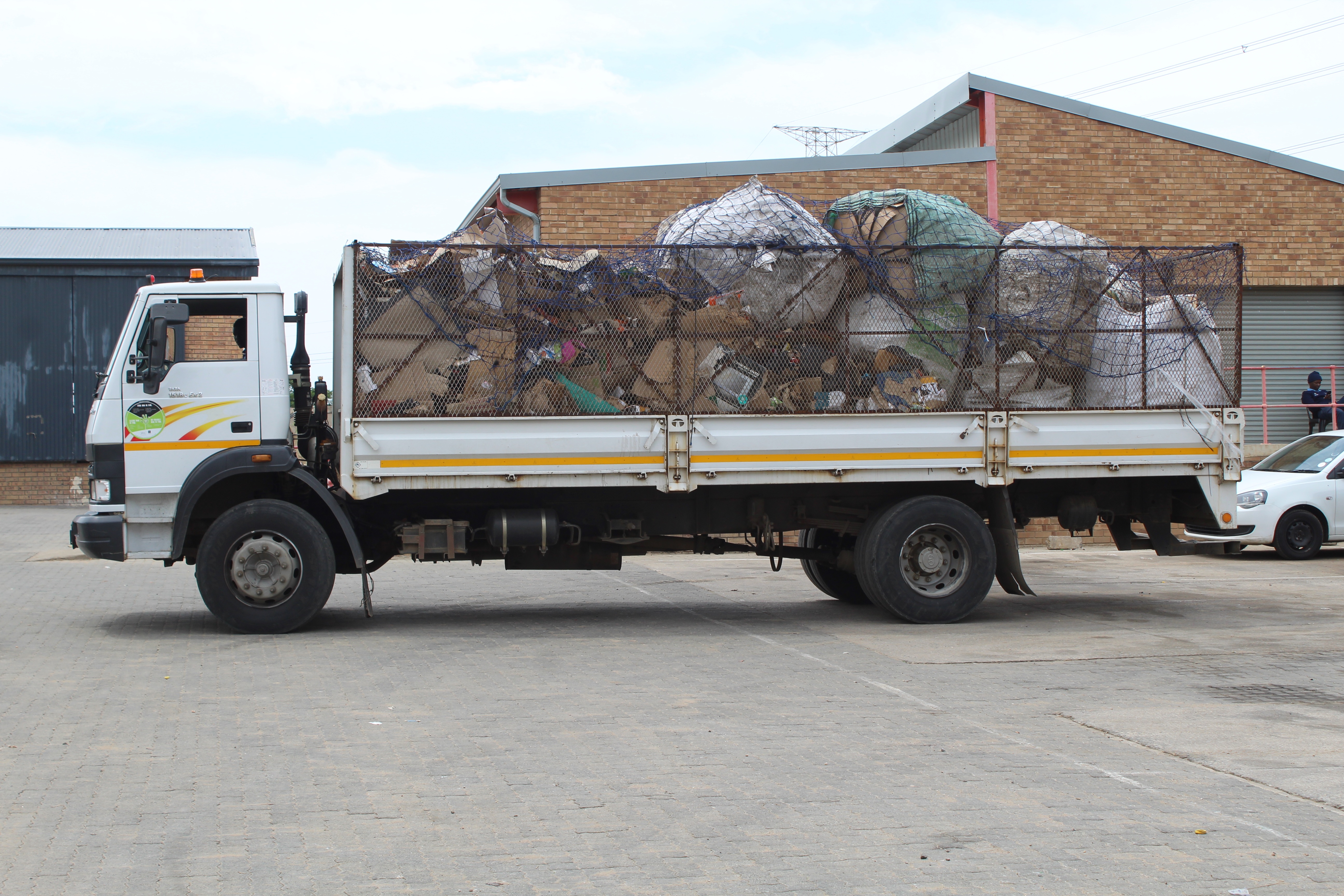 Recycling facility banner